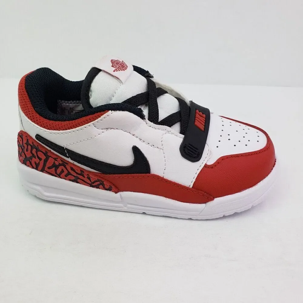 Nike Air Jordan Legacy 312 Low Toddler Size 5c White Black Gym Red Sneaker Shoes